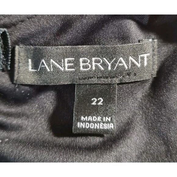 LANE BRYANT Women Plus Sz 22 Floral Sheer Ruffle Maxi Dress Spaghetti Strap 20NA - Picture 4 of 6